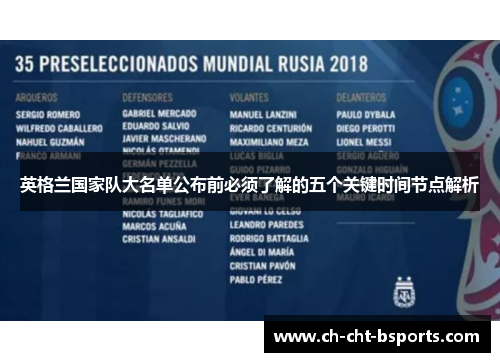 英格兰国家队大名单公布前必须了解的五个关键时间节点解析